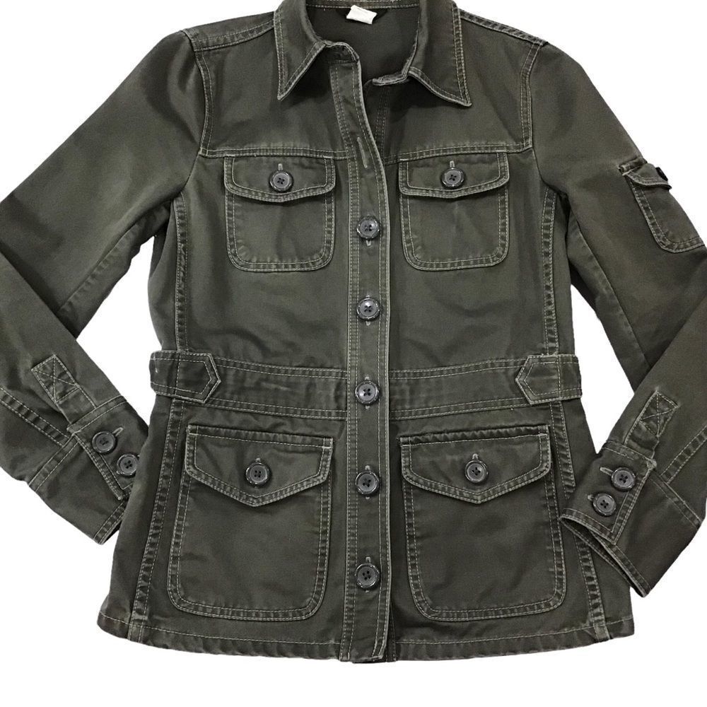 Cargo Jacket, Green, J. Crew, Size XS - Picture 4 of 9